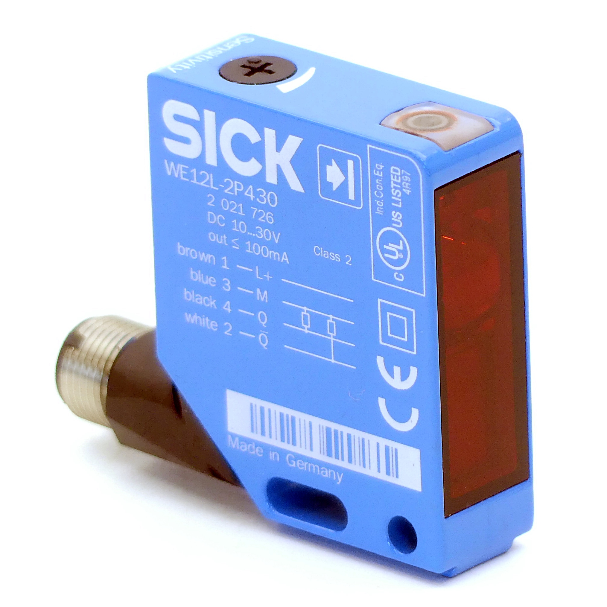 WSE12L-2P430 سنسور نوری دو طرفه لیزری SICK مدل WS/WE12L-2P430